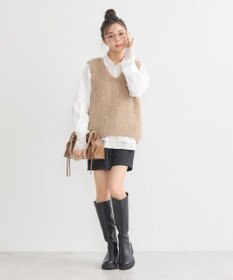 earth music&ecology シャギーベスト