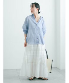 Te chichi コットンローンレースティアードスカート