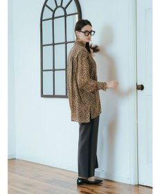 YECCA VECCA フリルデザインロングシャツ