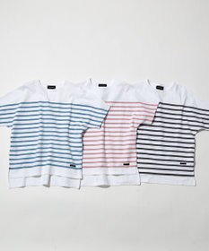 自由区 【洗える】Le minor(ルミノア) ボーダーカットソー