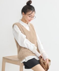 earth music&ecology シャギーベスト