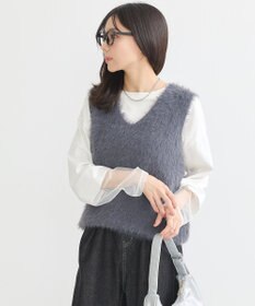 earth music&ecology シャギーベスト