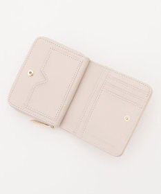 LA BAGAGERIE シープレザープリーツ加工二つ折り財布