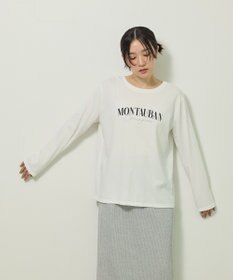 Green Parks キレイ目ロゴ長袖Ｔシャツ