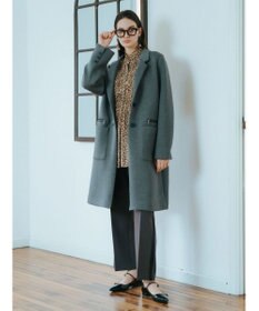 YECCA VECCA フリルデザインロングシャツ