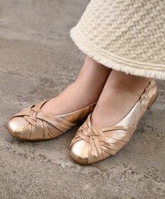 nouvelleRobe Oū 【本革・高反発】Square スクエアトゥ メッシュモチーフパンプス