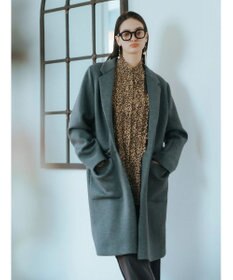 YECCA VECCA フリルデザインロングシャツ