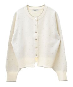 earth music&ecology ラメジャカードカーディガン