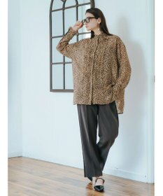 YECCA VECCA フリルデザインロングシャツ