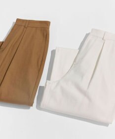 LENO ONE  FOWARD PLEATS CHINO TROUSERS ワンタックチノパンツ