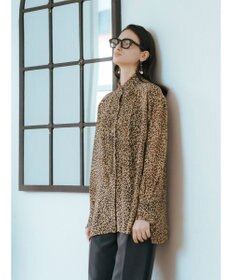 YECCA VECCA フリルデザインロングシャツ