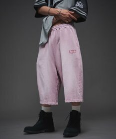 WEGO 【ユニセックス着用ITEM/ウエストゴム】ダメージアップリケショートパンツ