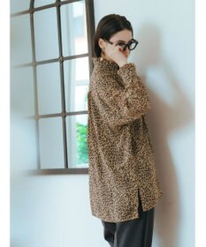 YECCA VECCA フリルデザインロングシャツ