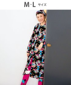 tsumori chisato SLEEP ツモリチサト ネグリジェ 綿100%(本体) あったか 長袖 ルームウェア レディース UNW407 /ワコール