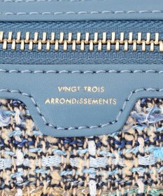 23区 GIOLICAツイード シリンダー ショルダーバッグ