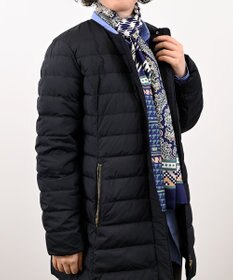 Marca ＜秋の新作！＞【Marcaオリジナル】コラージュプリント ナロースカーフ シルクツイル