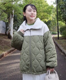 CRAFT STANDARD BOUTIQUE ボアキルト切替ブルゾン