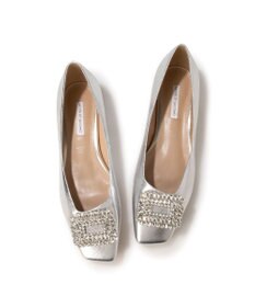 MODE ET JACOMO <MODE ET JACOMO>ビジューモチーフフラットパンプス