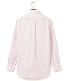 J.PRESS MEN 【PREMIUM PLEATS / 形態安定】スーピマコットンファンシーチェック ドレスシャツ / B.D.