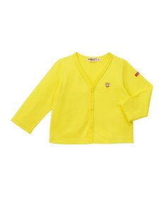 MIKI HOUSE HOT BISCUITS 【70-110cm】 天竺素材 ワンポイント カーディガン