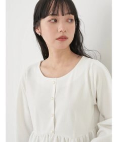 earth music&ecology ペプラムカットプルオーバー