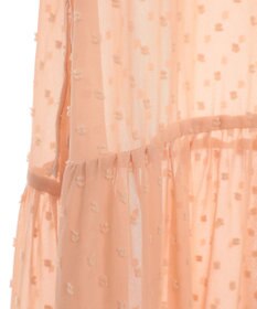 earth music&ecology ドットドビーシアー羽織ワンピース