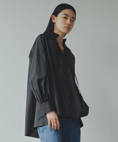 UNFILO ギャザーオーバーブラウス