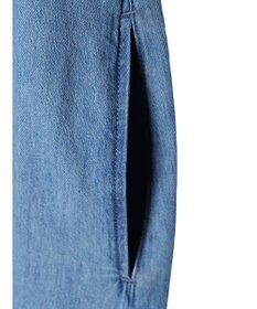 AMERICAN HOLIC デニムＷポケットＡラインワンピース