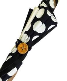 +RING レディース向け プラスリング 長傘 60cm BLK/BGE T1346