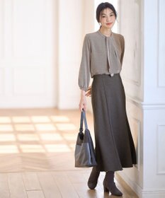 ANY 【洗濯機可】ボータイブラウス