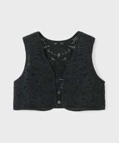 GRACE CONTINENTAL メッシュembジレ