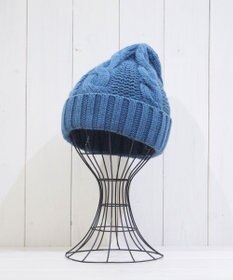 石田製帽 〈新色追加！〉カシミヤニット アラン編みワッチN ニット帽