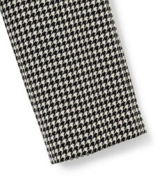 ICB L ハウンドトゥースツイード ワイドストレートパンツ