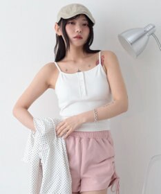 WEGO ヘンリーデザインカップインキャミ