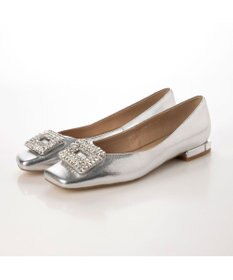 MODE ET JACOMO <MODE ET JACOMO>ビジューモチーフフラットパンプス