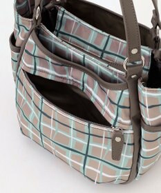 Y'SACCS ドローイングチェック2WAYミニトート