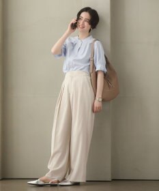 Green Parks タックワイドパンツ