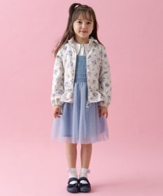 ANY KIDS フード取り外し 総柄 ブルゾン