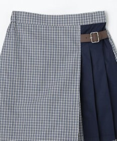 組曲 KIDS 【110-140㎝】 チェックプリーツ キュロット