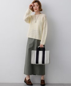 23区 【先行予約】コットンギマ ボートネック ニット