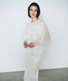 GRACE CONTINENTAL チュール2WAYトップ