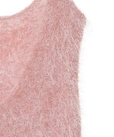 AMERICAN HOLIC 選べる丈２サイズ前後２ｗａｙシャギーベスト