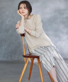 23区 【SLOW/洗える】ワッフルジャージー カットソー