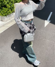 WEGO ラメショートニットプルオーバー