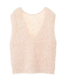 AMERICAN HOLIC 選べる丈２サイズ前後２ｗａｙシャギーベスト