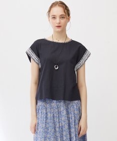 23区 【Indian Factory】コットンフレックス エンブロイダリーブラウス