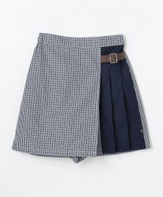 組曲 KIDS 【110-140㎝】 チェックプリーツ キュロット