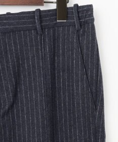 JOSEPH ABBOUD 【ウエストも伸びる！/ハイパワーストレッチ/洗える】 メルトンジャージー ストライプ パンツ