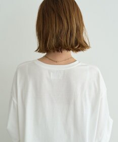 YECCA VECCA ドロストスリーブヘムレースTee