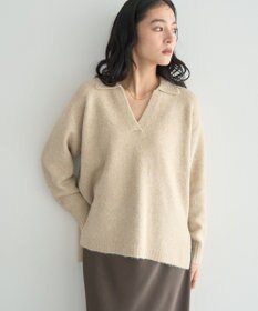 YECCA VECCA 襟付きVネックニット